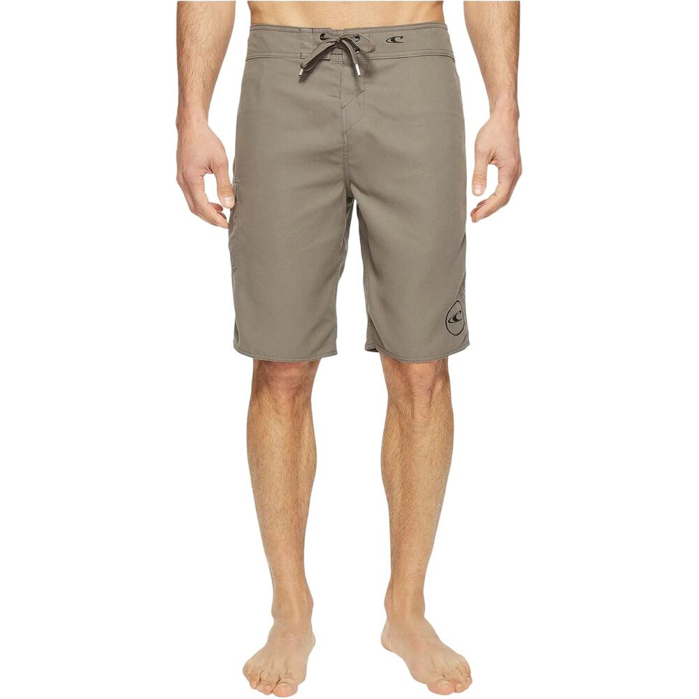 O'Neill Men's 30 Charcoal Santa Cruz Solid 2.0 Swim Beach Surf Boardshorts V4-13